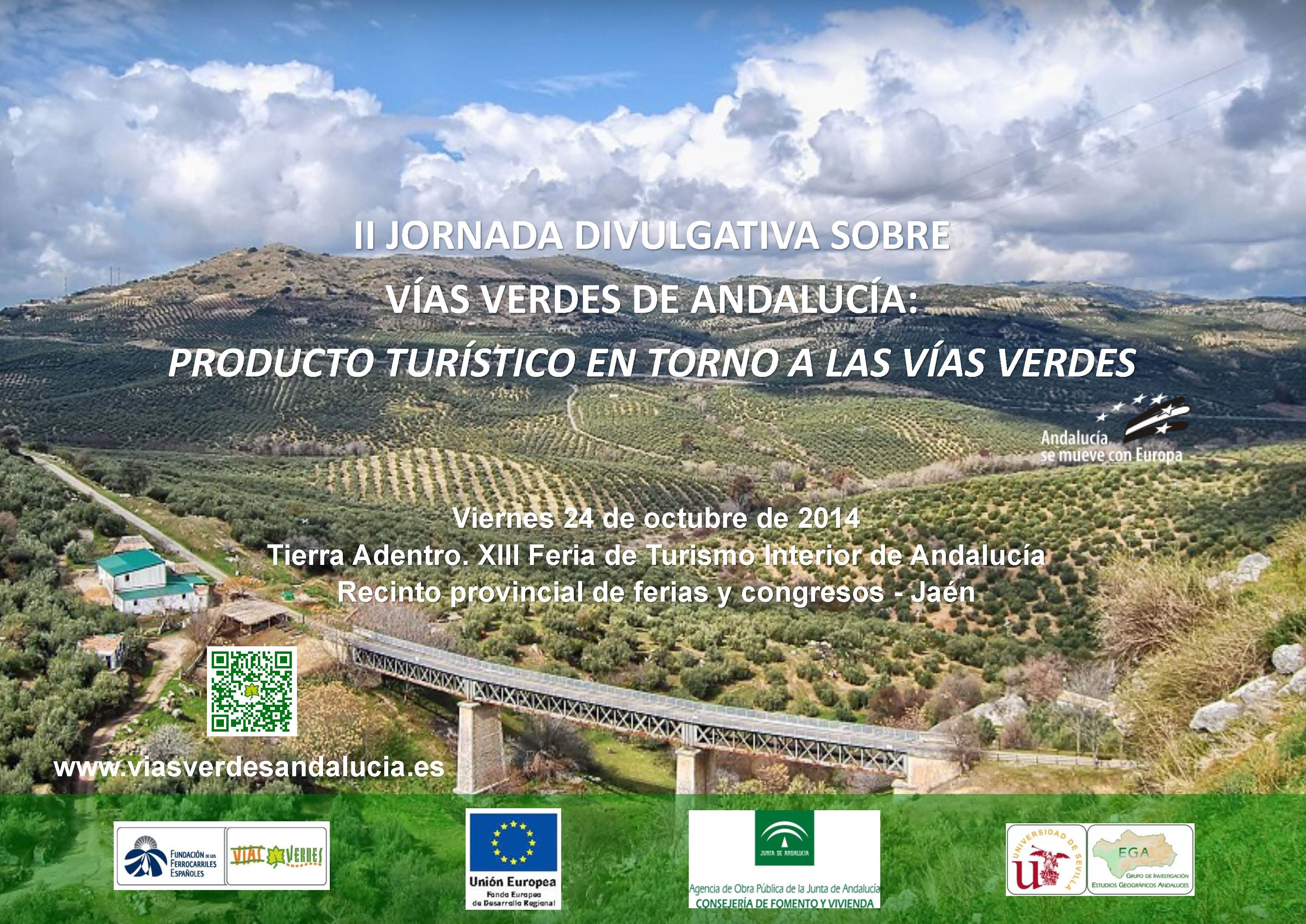 Cartel Jornadas Vías Verdes.