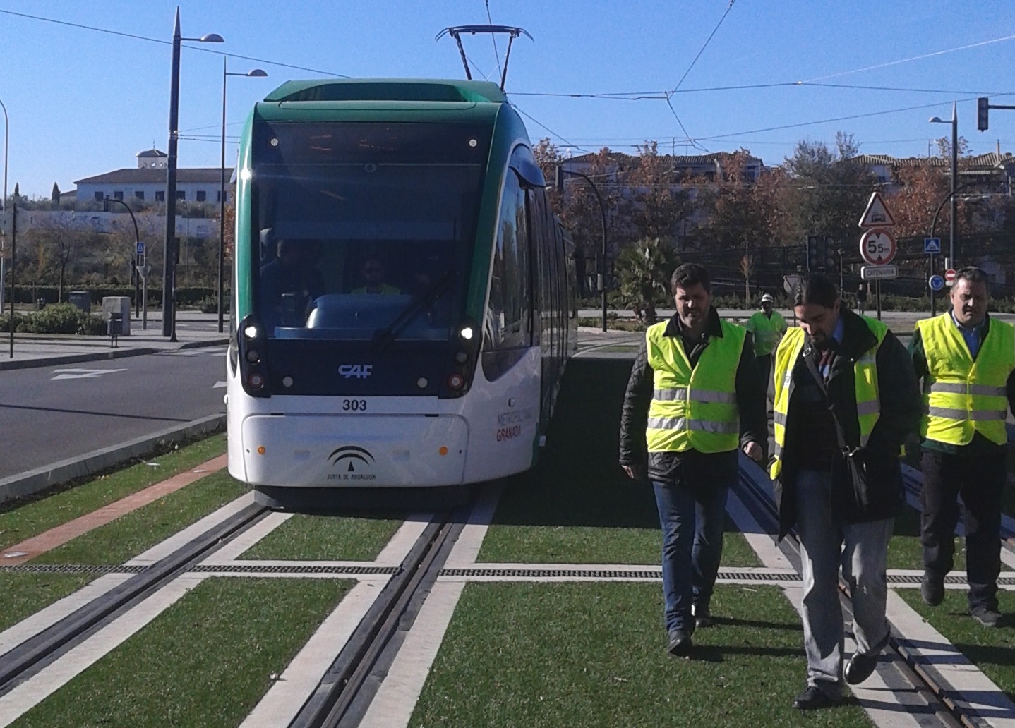El tren ha llegaod hoy a la estación de Autobuses de G