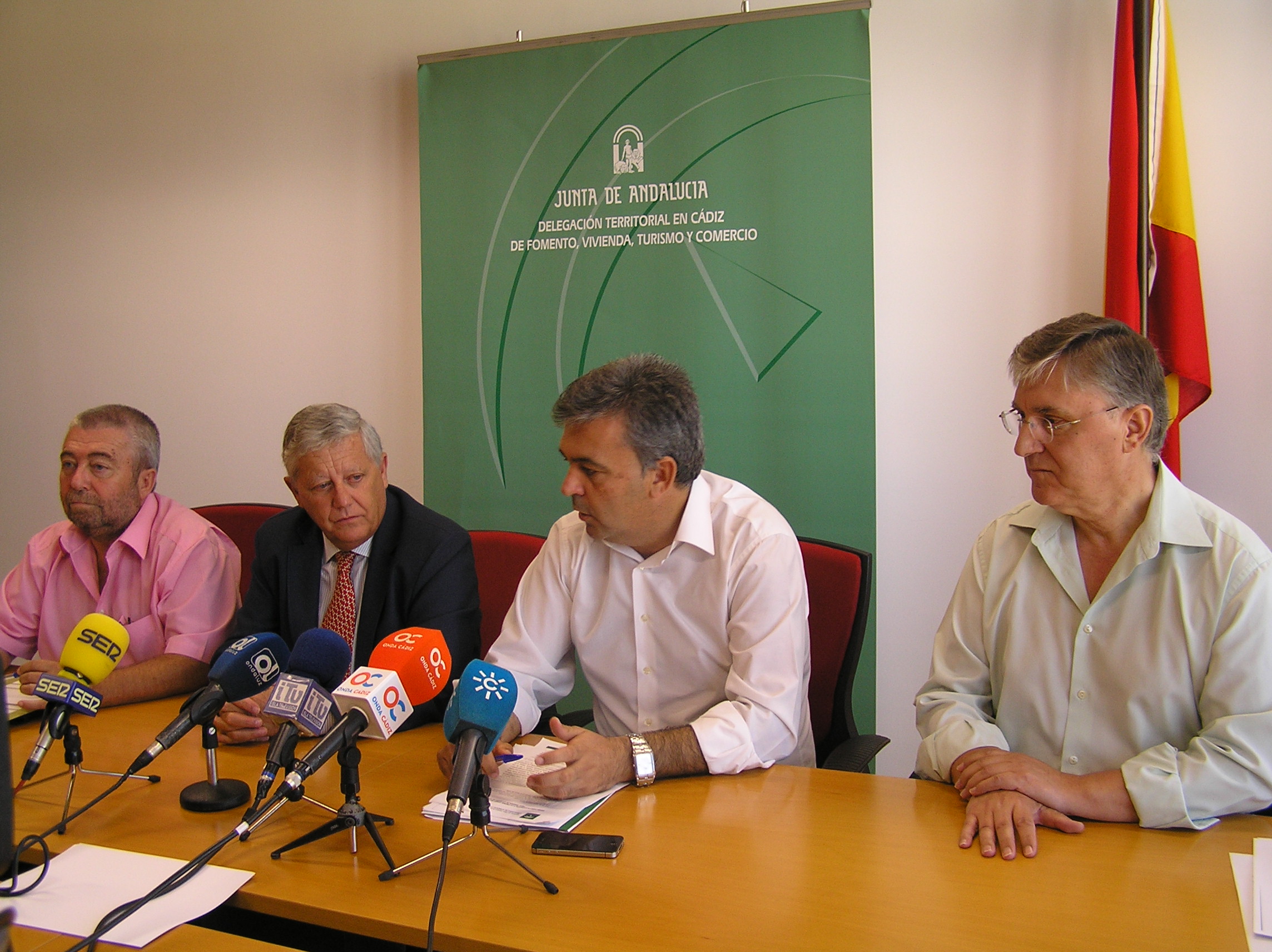 El delegado territorial de Fomento de Cádiz, Manuel Cárdenas.