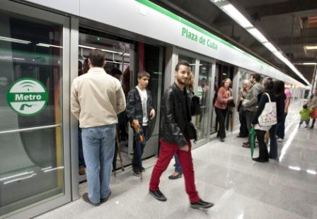 Usuarios Metro de Sevilla